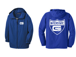 Interstate G# Unisex Hooded Water Repellent Lightweight Jacket