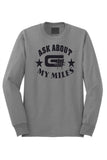 Ask About My Miles Unisex Long Sleeve T Shirt