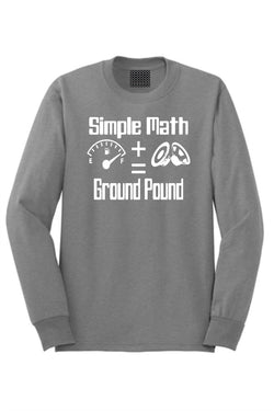 Simple Math Unisex Long Sleeve T Shirt