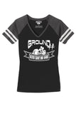 Ladies Blood Sweat and Gears Game Day T Shirt