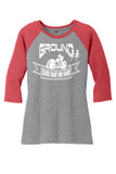 Ladies Blood Sweat and Gears Raglan